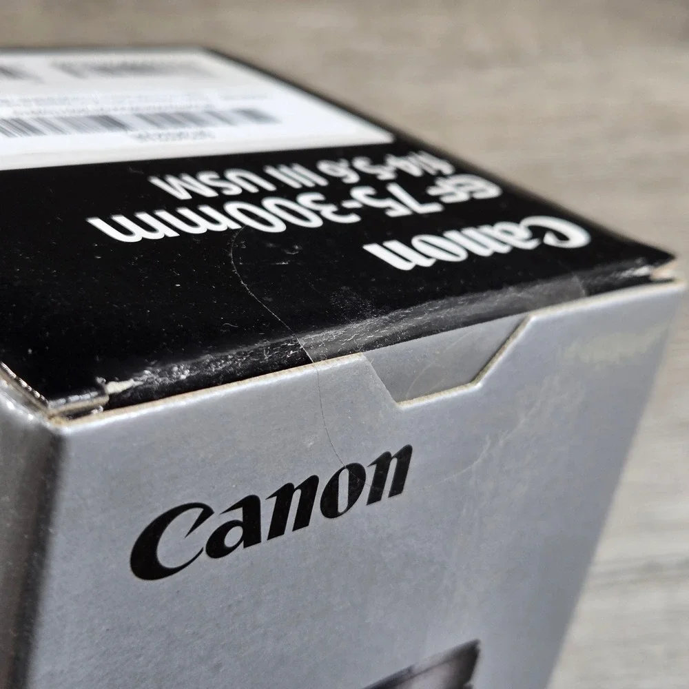 Canon EF 75-300mm f/4-5.6 III Telephoto Zoom Lens for DSLR Camera OB Tested
